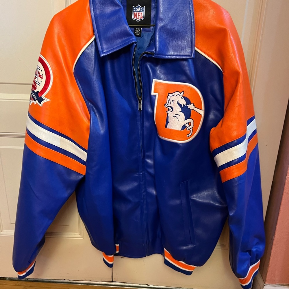 NFL Anniversary Blue and Orange Jacket
